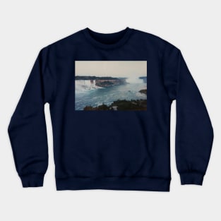 Niagara falls and the Niagara river Crewneck Sweatshirt